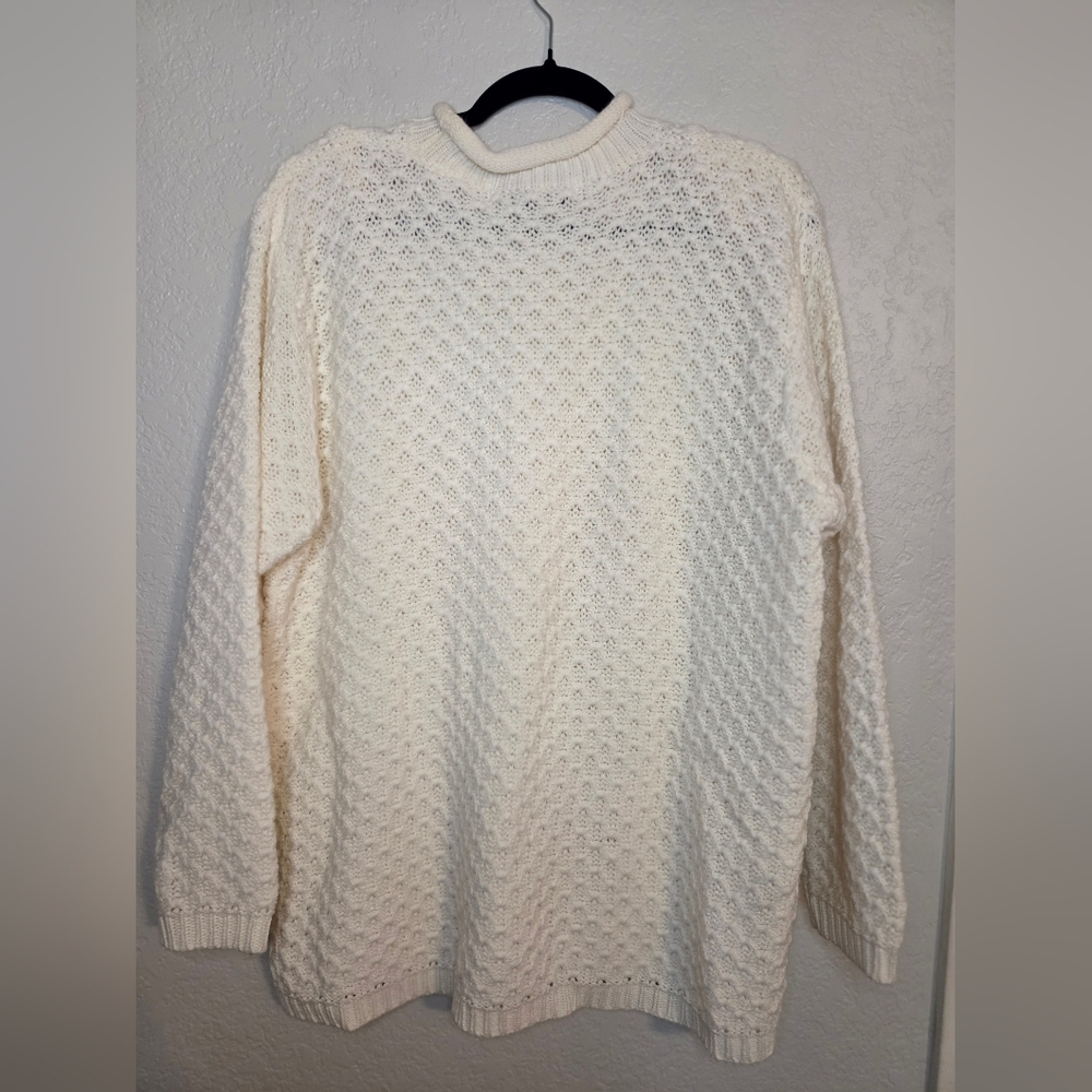 Karen Scott Classic White Turtleneck Sweater - Picture 5 of 7